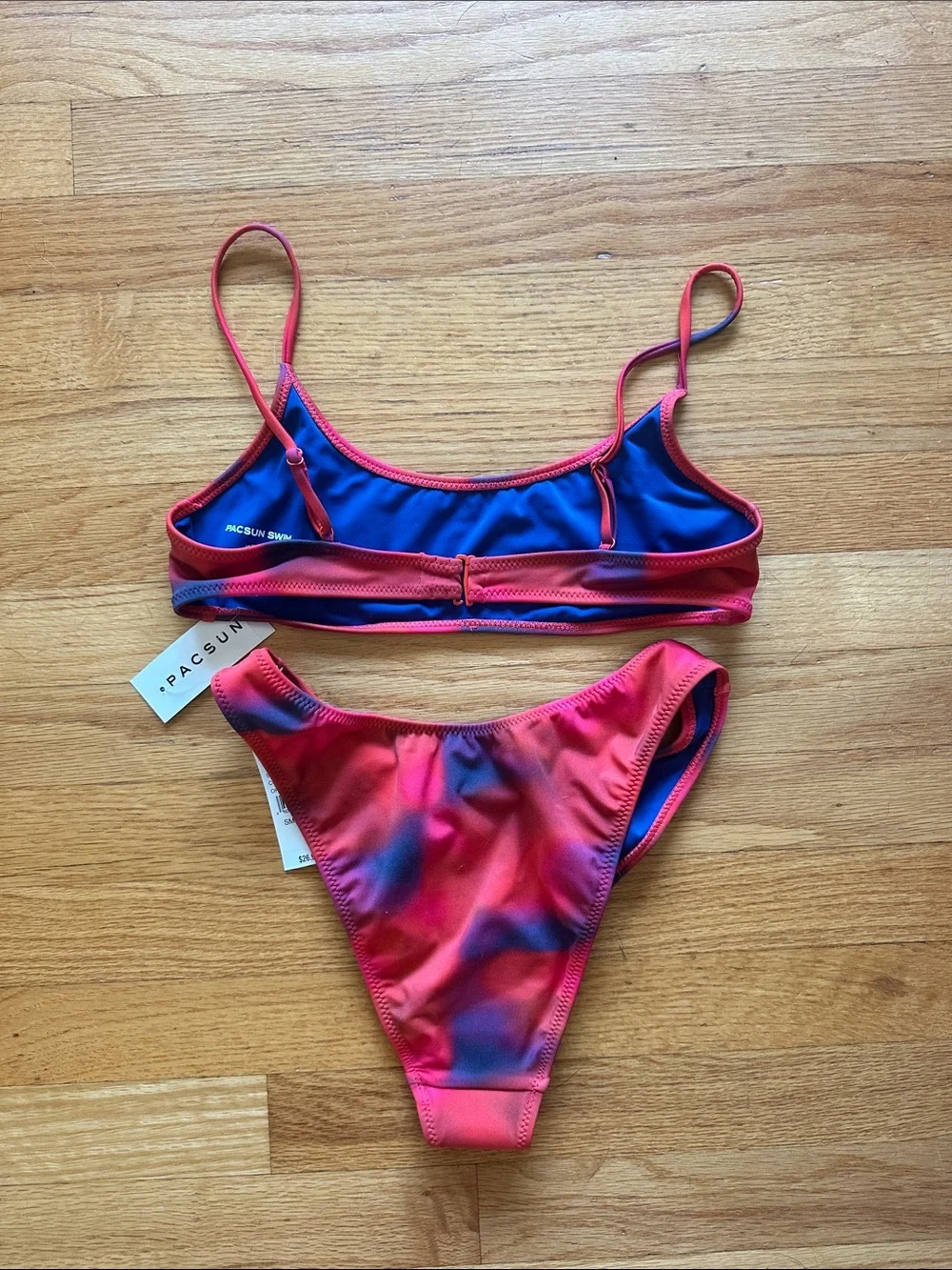 NWT Pac Sun High Leg Bikini Size Small